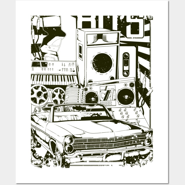 80's Audio car Wall Art by nemram